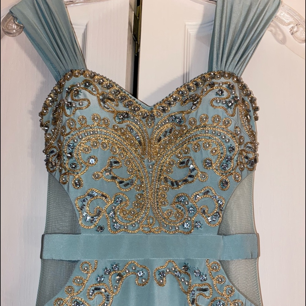 Mignon Prom Dress Beaded Worn once GreatCondition.